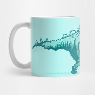 buzzsaw stegosaurus Mug